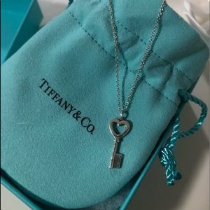 Tiffany & Co heart key necklace.